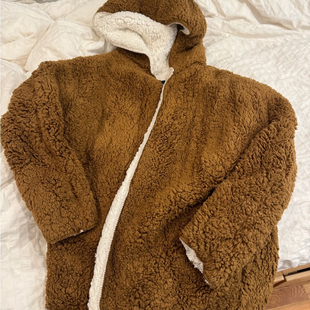 26 International Brown Sherpa Jacket